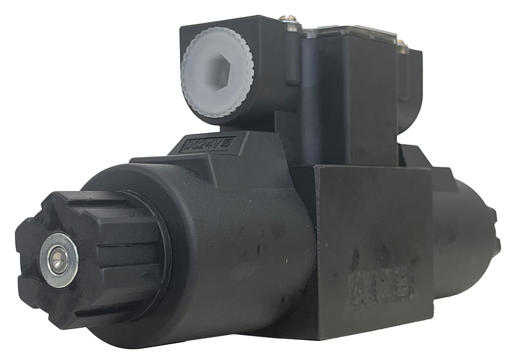 DSG-02-3C2-D24-LW|D03 valve, 3 position, all ports closed, 24VDC wire box