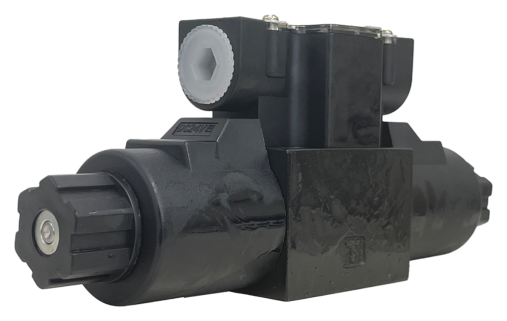DSG-02-3C2-D24-LW|D03 valve, 3 position, all ports closed, 24VDC wire box