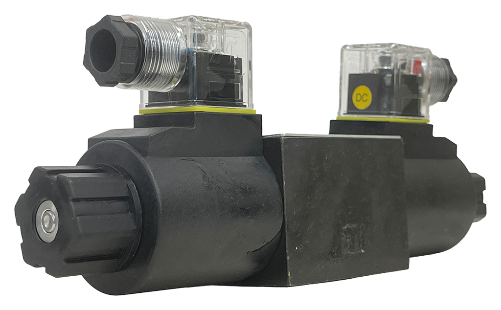 DSG-02-3C3-D24-DL|D03 valve, 3 position, all ports open, 24VDC DIN connection