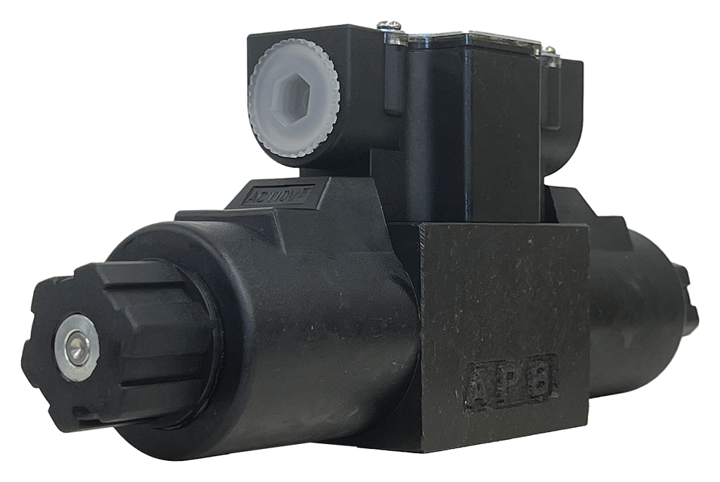 DSG-02-3C3-A120-LW|D03 valve, 3 position, all ports open, 120VAC wiring box