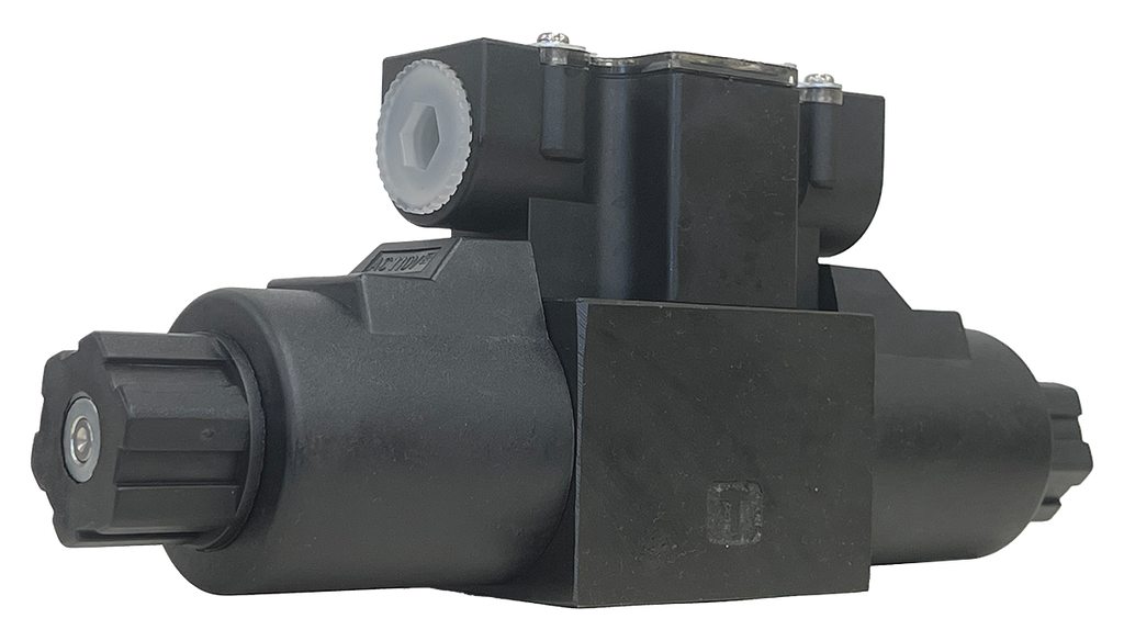 DSG-02-3C3-A120-LW|D03 valve, 3 position, all ports open, 120VAC wiring box