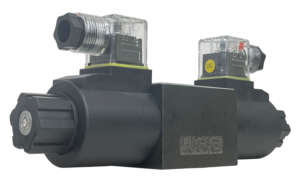 DSG-02-3C4-D12-DL|D03 valve, 3 position, AB to T P port closed 12VDC DIN connection