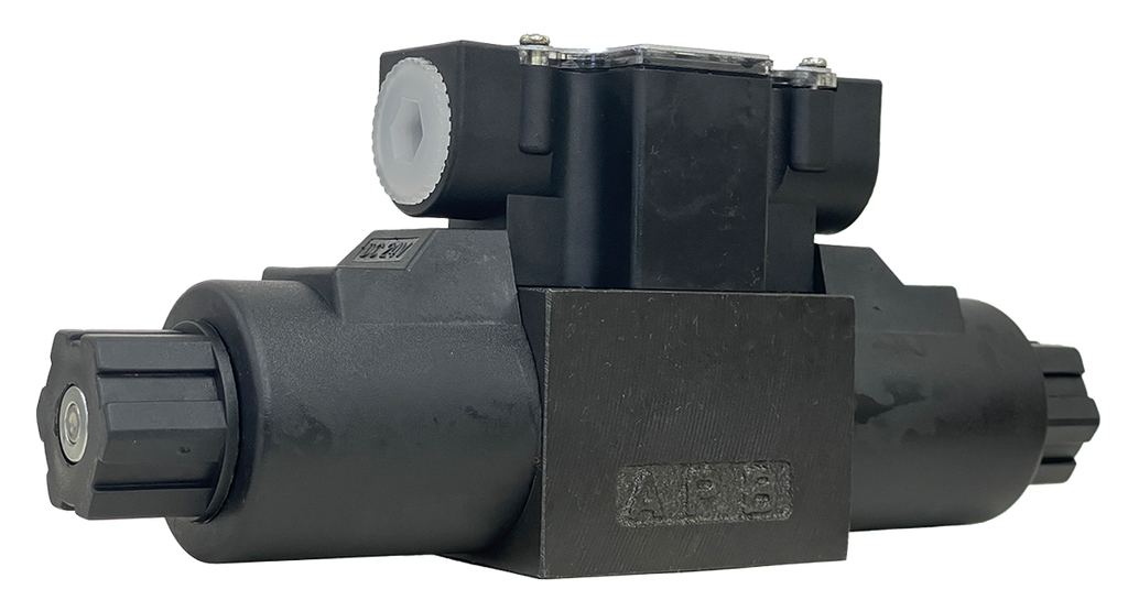 DSG-02-3C4-D24-LW|D03 valve, 3 position, AB to T P port closed 24VDC wire box