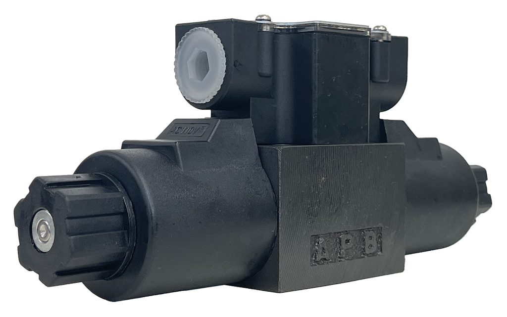 DSG-02-3C4-A120-LW|D03 valve, 3 position, AB to T P port closed 120VAC wire box