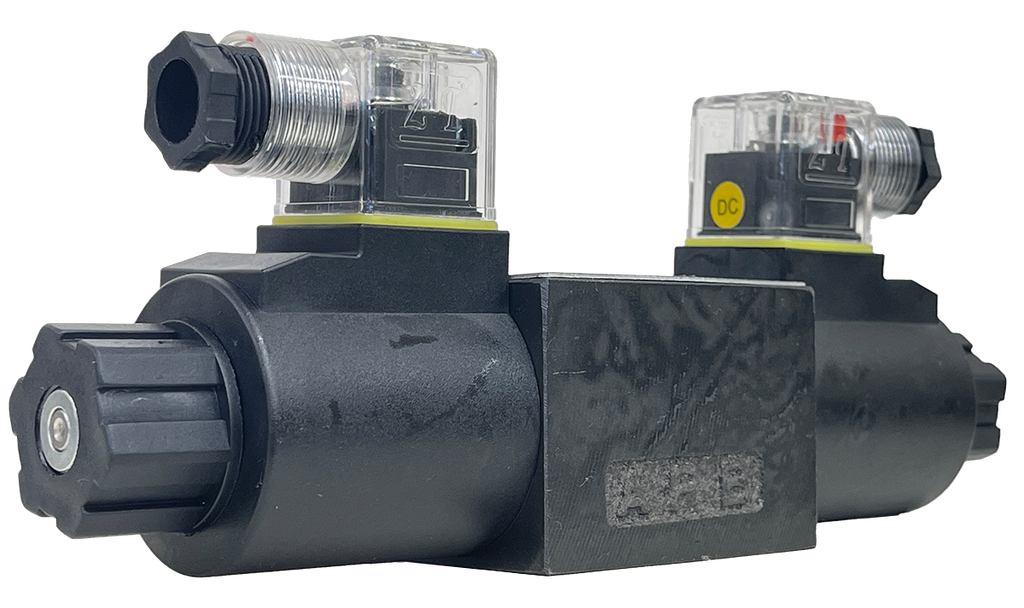 DSG-02-3C4-D24-DL|D03 valve, 3 position, AB to T P port closed 24VDC DIN connection