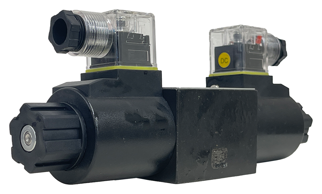 DSG-02-3C4-D24-DL|D03 valve, 3 position, AB to T P port closed 24VDC DIN connection