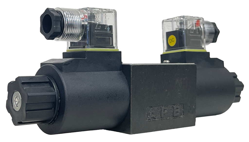 DSG-02-3C60-D12-DL|D03 valve, 3 position, P to T A and B closed 12VAC DIN connection