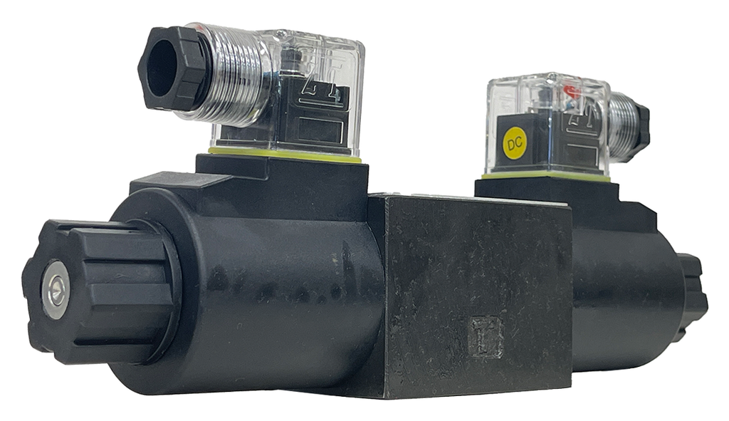 DSG-02-3C60-D12-DL|D03 valve, 3 position, P to T A and B closed 12VAC DIN connection