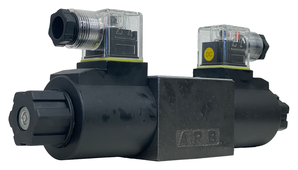 DSG-02-3C60-D24-DL|D03 valve, 3 position, P toT A and B closed 24VDC DIN connection
