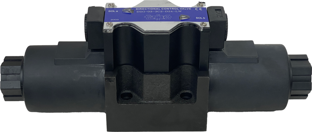 DSG-03-3C2-D24-LW|D05 center closed, double solenoid 24VDC wiring box