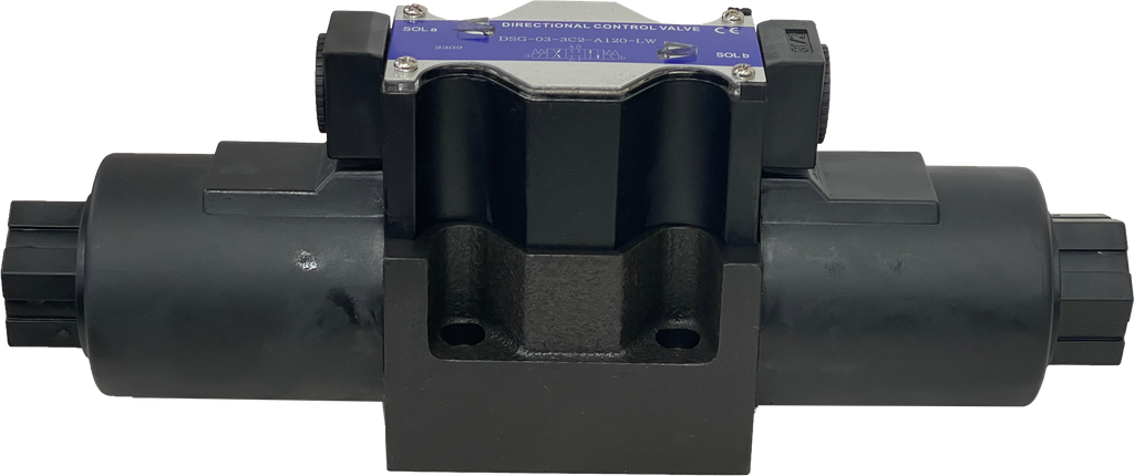 DSG-03-3C2-A120-LW|D05 Closed center valve 120VAC terminal box