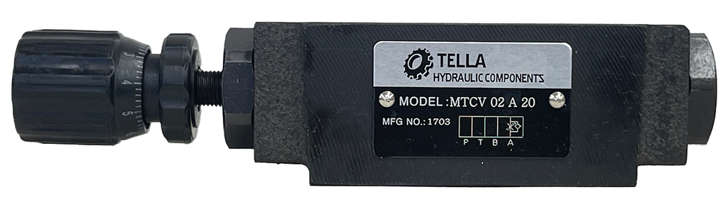 MTCV-02-A-20|D03 Flow Control Valve Meter Out - A Port
