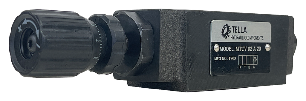 MTCV-02-A-20|D03 Flow Control Valve Meter Out - A Port