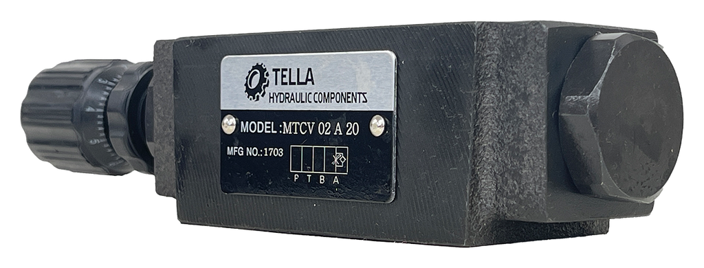 MTCV-02-A-20|D03 Flow Control Valve Meter Out - A Port