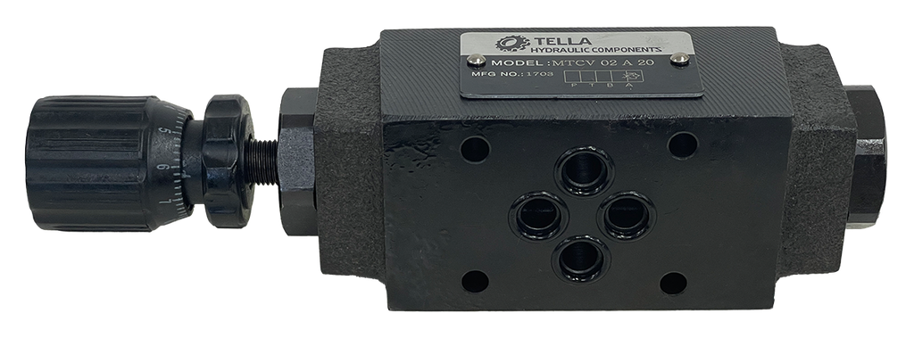 MTCV-02-A-20|D03 Flow Control Valve Meter Out - A Port