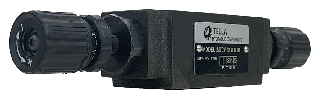 MTCV-02-W-K-20|D03 flow control valve, meter out A and B ports
