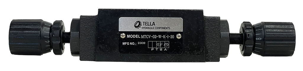 MTCV-02-W-K-I-20|D03 flow control valve, meter In A and B ports