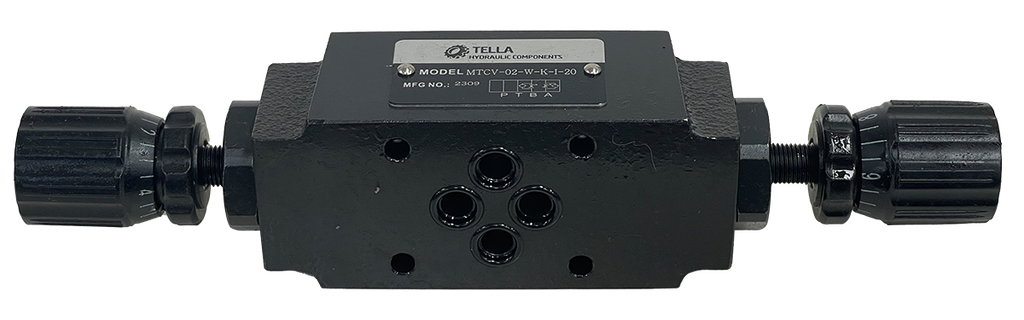 MTCV-02-W-K-I-20|D03 flow control valve, meter In A and B ports