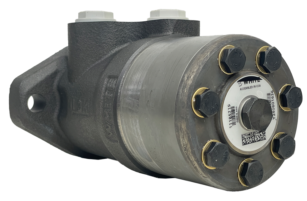 11185719|400 cc OMP-X 2 bolt 1 in keyed shaft hydraulic motor with staggered ORB ports ( must order 5 pieces per PO )