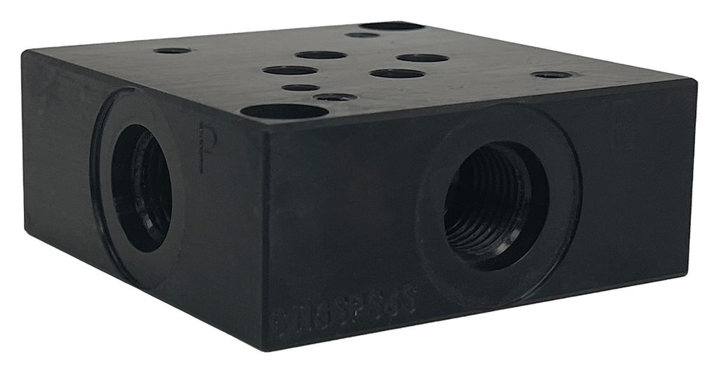 CTI3SPS6S|D03 valve subbase with #6 SAE side ports
