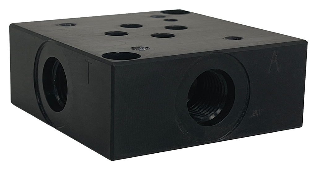 CTI3SPS6S|D03 valve subbase with #6 SAE side ports