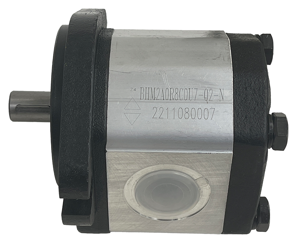 BHM2A0R8C0U7N|SAE-A Gear Motor with 5/8" Keyed Shaft, Bi-rotational, 8cc with High Pressure Shaft Seal