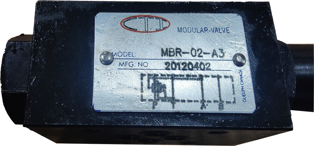 MBR-02-A-3|1/4" valve size; 3000 psi Rated pressure, 40 L/min Rated flow; 140-3000 psi pressure range