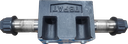 AHD-G03-3C2-20|3/8" valve size; din type; 315 bar max operating pressure; 70-160 allowable back pressure; 120 L/min max flow; 240 RF120 conversion frequency; spring offset, 3 position