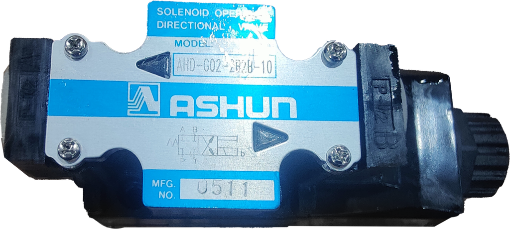 AHD-G02-2B2B-10|1/4" valve size; box type; 315 bar max operating pressure; 70-160 allowable back pressure; 60 L/min max flow; 300 RF120 conversion frequency; spring offset, 2 position