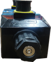 AHD-G03-3C4-20|3/8" valve size; din type; 315 bar max operating pressure; 70-160 allowable back pressure; 120 L/min max flow; 240 RF120 conversion frequency; spring offset, 3 position