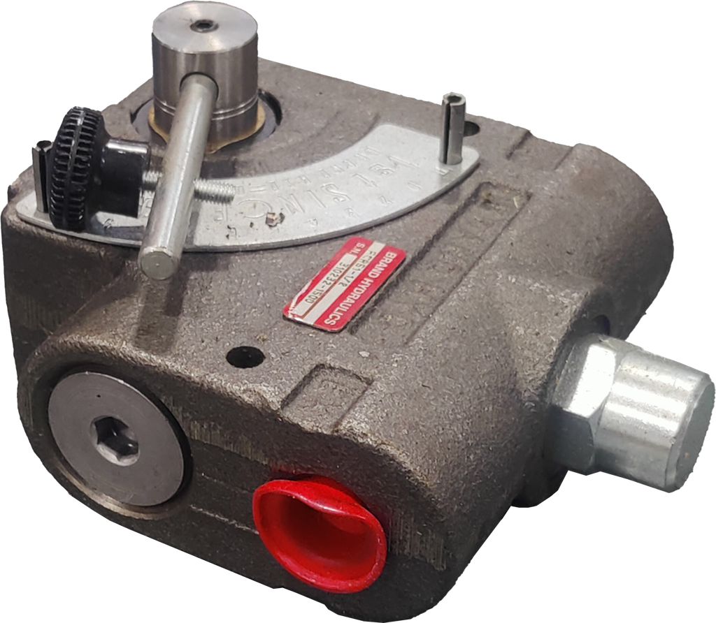 FCR51 1/2|1/2 NPT Flow Control, Pressure Compensated, 0-16 GPM with Relief