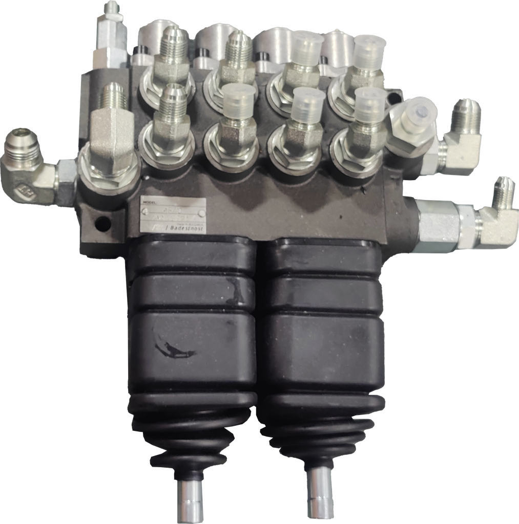 4 spool mini backhoe|4 spool monoblock with Joysticks and metering spools