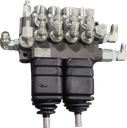 4 spool mini backhoe|4 spool monoblock with Joysticks and metering spools