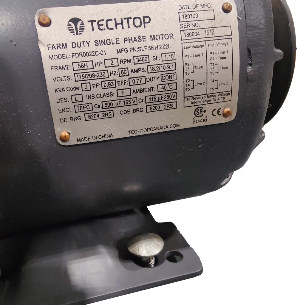 FDR0022C-01|Farm Duty Single Phase Motor