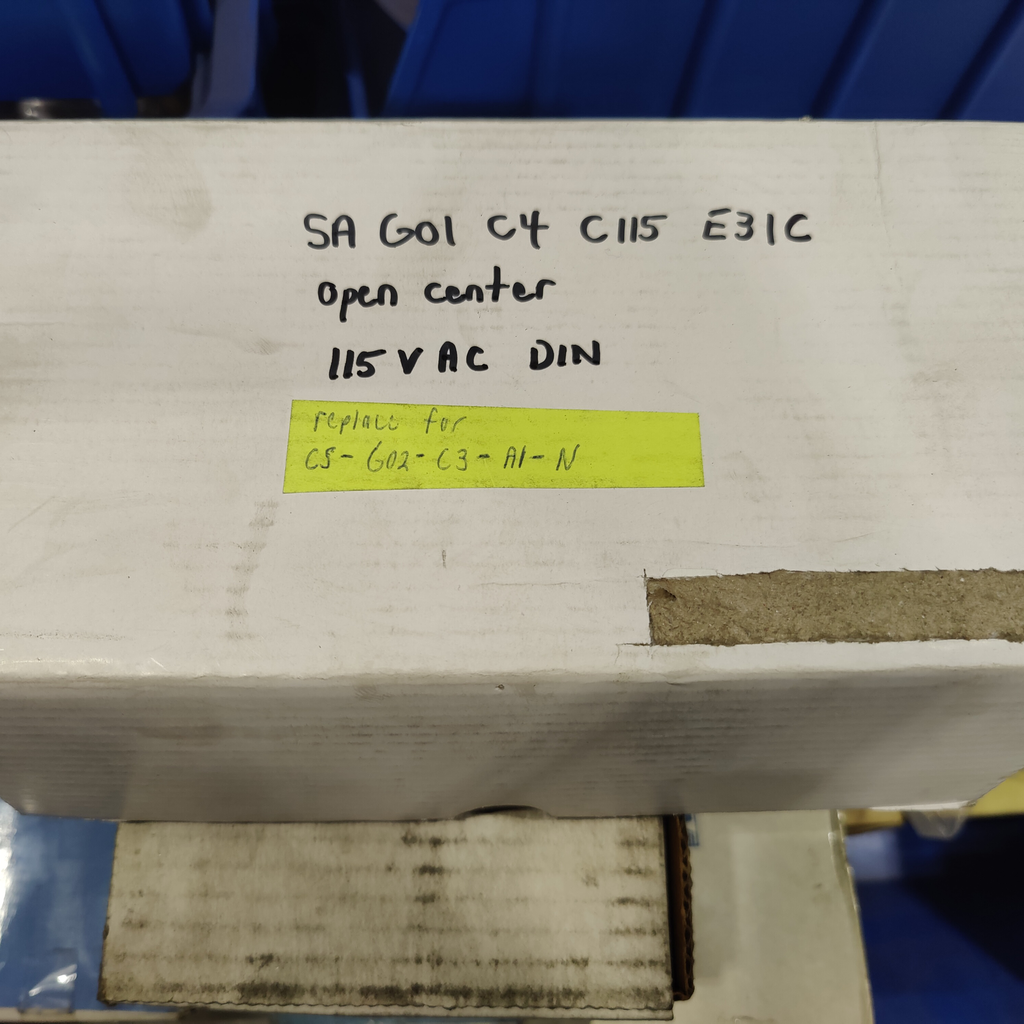 SA G01 C4 C115 E31C|D03 open center 115V DIN connector
directional control valve
