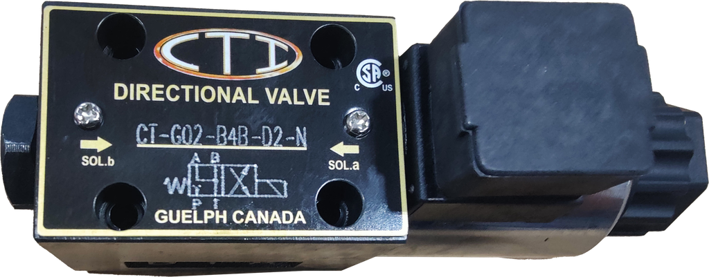 CT-G02-B4B-D2-N|D03 valve, 2 position, 24VDC DIN valve