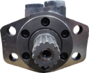SMRS-05-A-08-D-2-C-A|125 CC SAE A mount motor with 1.25" 14T splined shaft #10 orb offset ports 