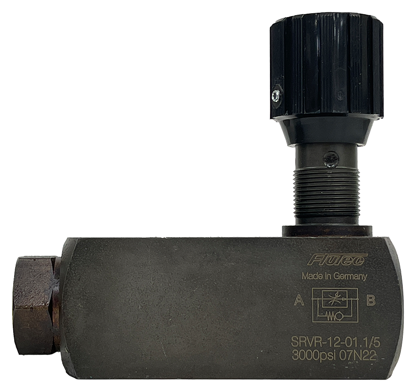 SRVR-12-01.X/5|1/2" NPT Hydac pressure compensated flow control valve   carbon steel