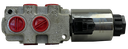 2SGL-DVTER-SAE10-D12-BAFD-DBL|6 way Selector valve 12 VDC - Banked as double - Deutsch