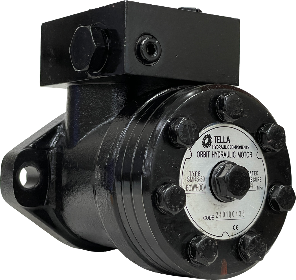 SMRS-50-BOW/HDCV|50cc motor with 1.25 shaft and relief/anticavitation block