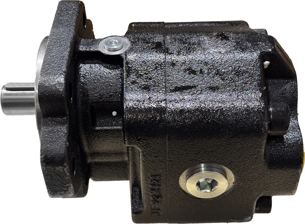 M20A842FEAB2043 | M20 Hydraulic Gear Motor 63cc SAE BB 1" dia. shaft SAE B 2/4 bolt mount, 3/4" ORB ports