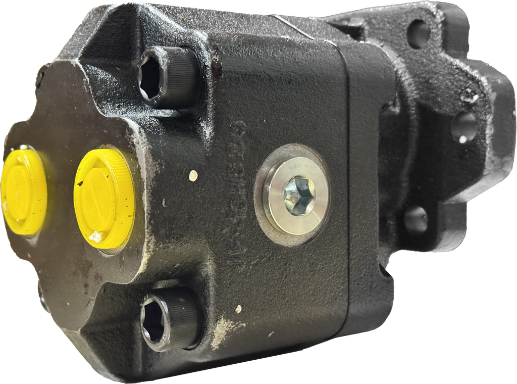 M20A842FEAB2043 | M20 Hydraulic Gear Motor 63cc SAE BB 1" dia. shaft SAE B 2/4 bolt mount, 3/4" ORB ports