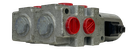 2SGL-DVTER-SAE10-D12-BAFD-DBL|6 way Selector valve 12 VDC - Banked as double - Deutsch