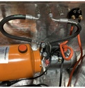 2 gallons power unit double-acting with aluminum box