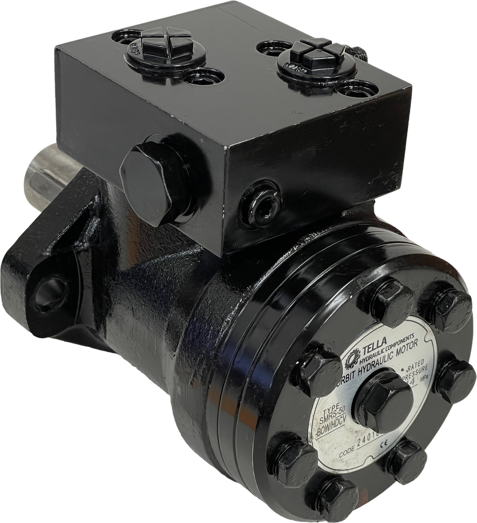 SMRS-50-BOW/HDCV|50cc motor with 1.25 shaft and relief/anticavitation block