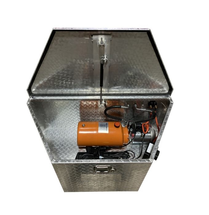 2 gallons power unit double-acting with aluminum box