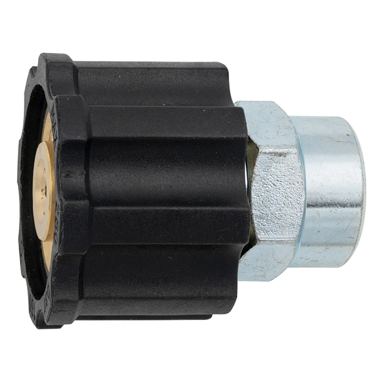 PW-KFPF-06 14 MM TUBE M22 X 1.5 FEMALE KARCHER THREAD TO 3/8" FEMALE PIPE (NPTF) PRESSURE WASH ADAPTER