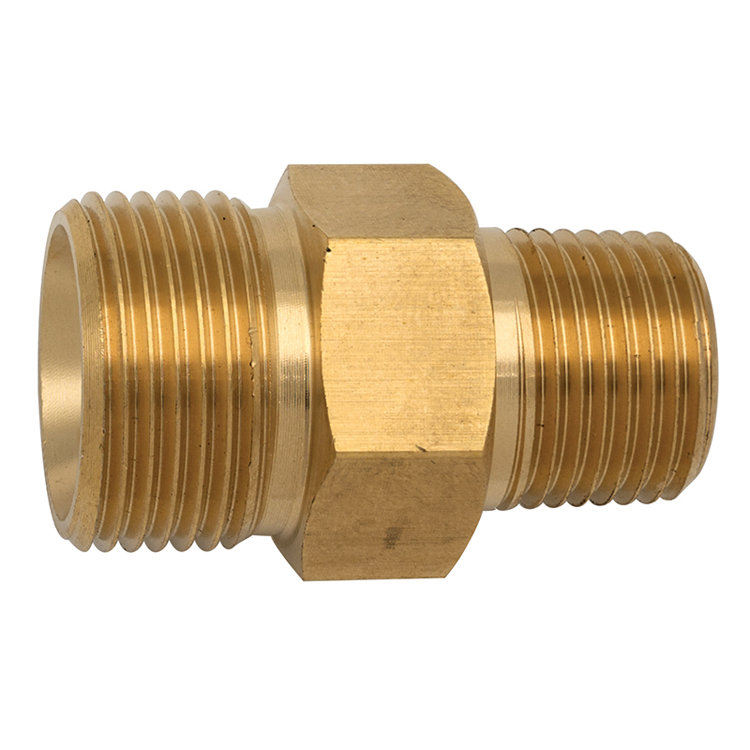 PW-KMPM-06 14 MM TUBE M22 X 1.5 MALE KARCHER THREAD TO 3/8" MALE PIPE (NPTF) PRESSURE WASH ADAPTER