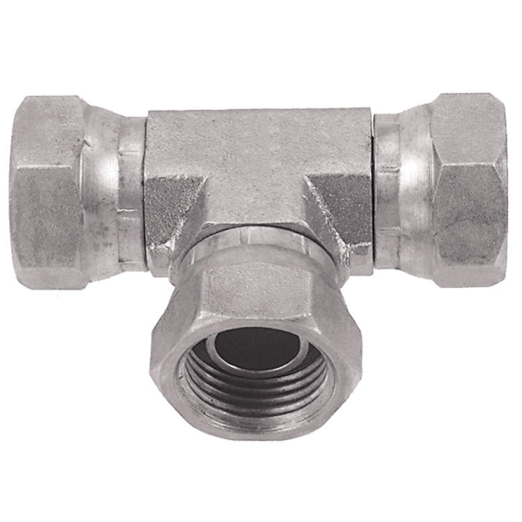 26T26-08-08 1/2" FEMALE BSP PARALLEL SWIVEL TEE