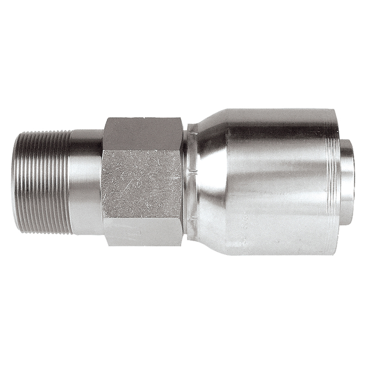 4416API-32-32 2" NON-SKIVE CRIMP COUPLING WITH 2" MALE API PIPE THREAD